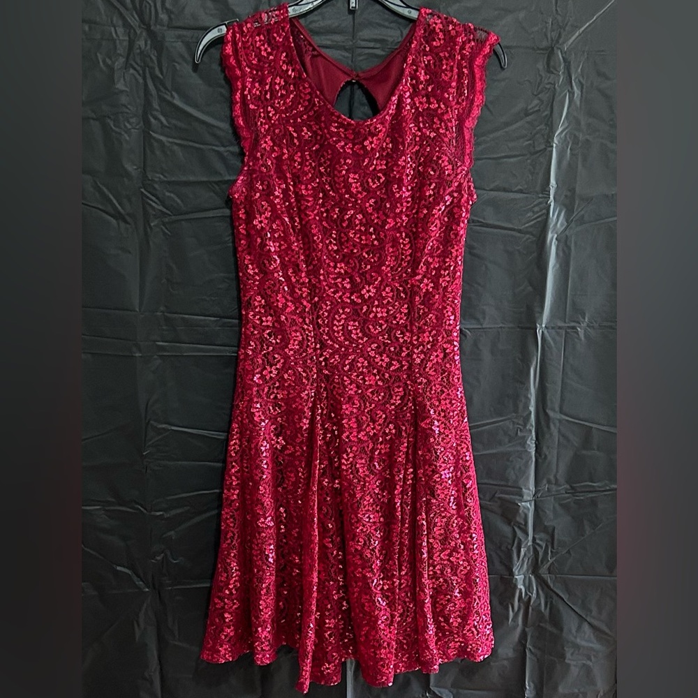 Beautiful CityStudio maroon XS dress